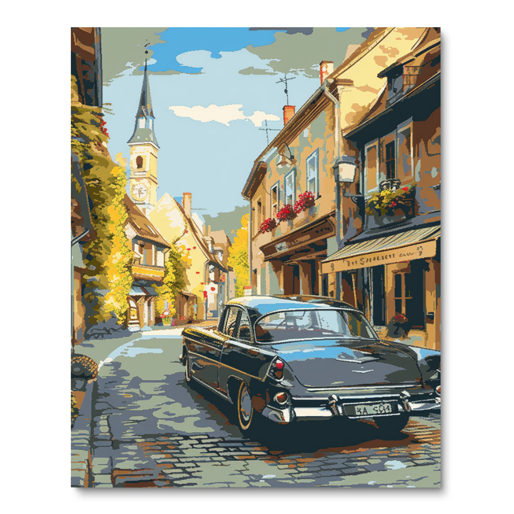 Vintage Car (Diamond Painting) Diamond Painting kit