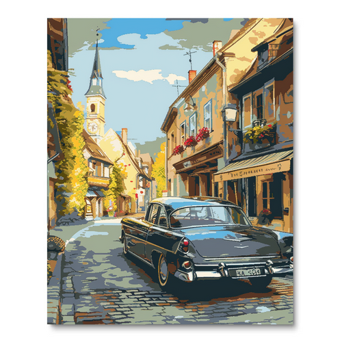 Vintage Car (Diamond Painting) Diamond Painting kit