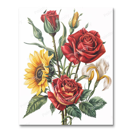 Vintage Floral Symphony (Diamond Painting) Diamond Painting kit