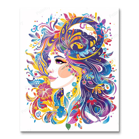 Virgo Zodiac Sign (Diamond Painting) Diamond Painting kit