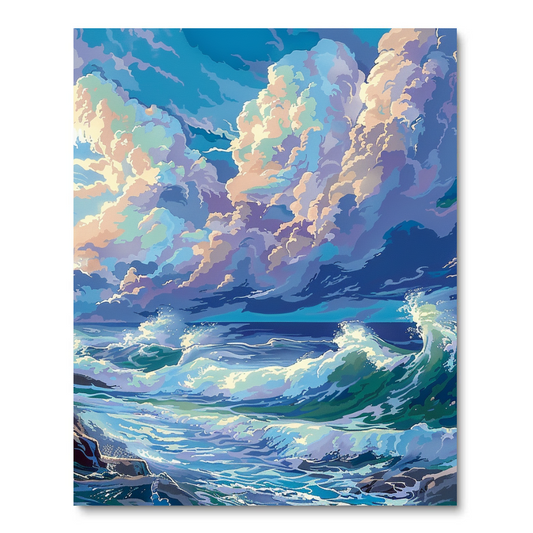 Waves of Wonder (Board Canvas)