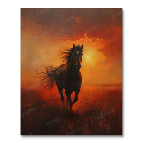 Western Horse (Diamond Painting) Diamond Painting kit