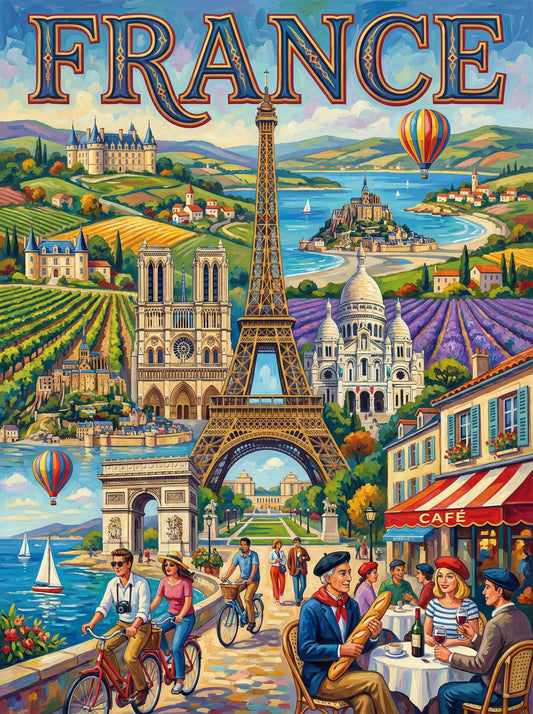 Dreams of France ll (150 Color Diamond Painting)