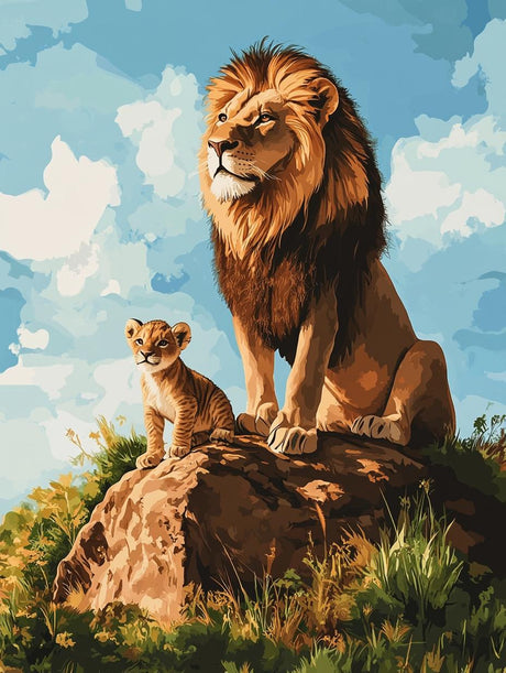 African Pride Sunny Lookout (Diamond Painting) Diamond Painting kit