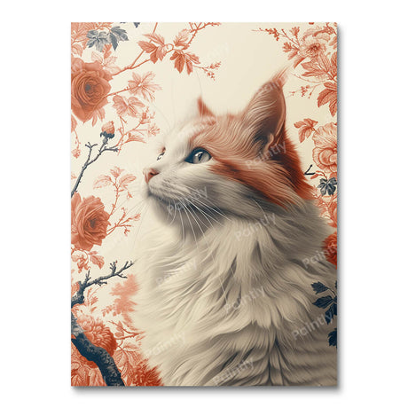 Whiskered Toile (Diamond Painting) Diamond Painting kit