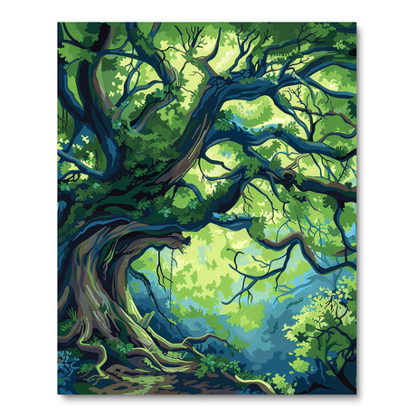 Whispering Woods (Board Canvas) People Paint by Numbers kit