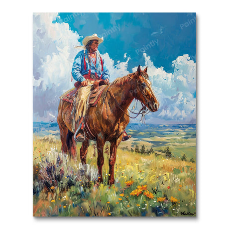 Wild West Rider (Diamond Painting) Diamond Painting kit