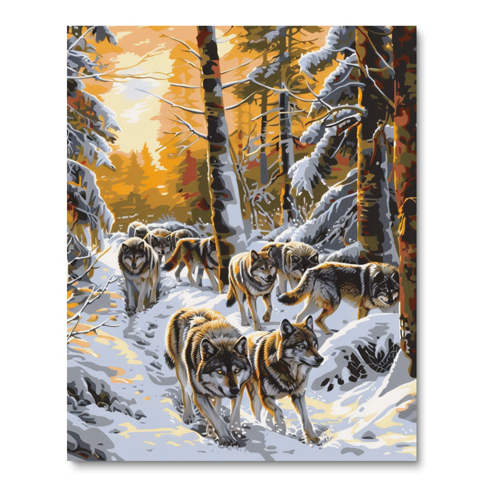 Wolf Pack (Diamond Painting) Diamond Painting kit