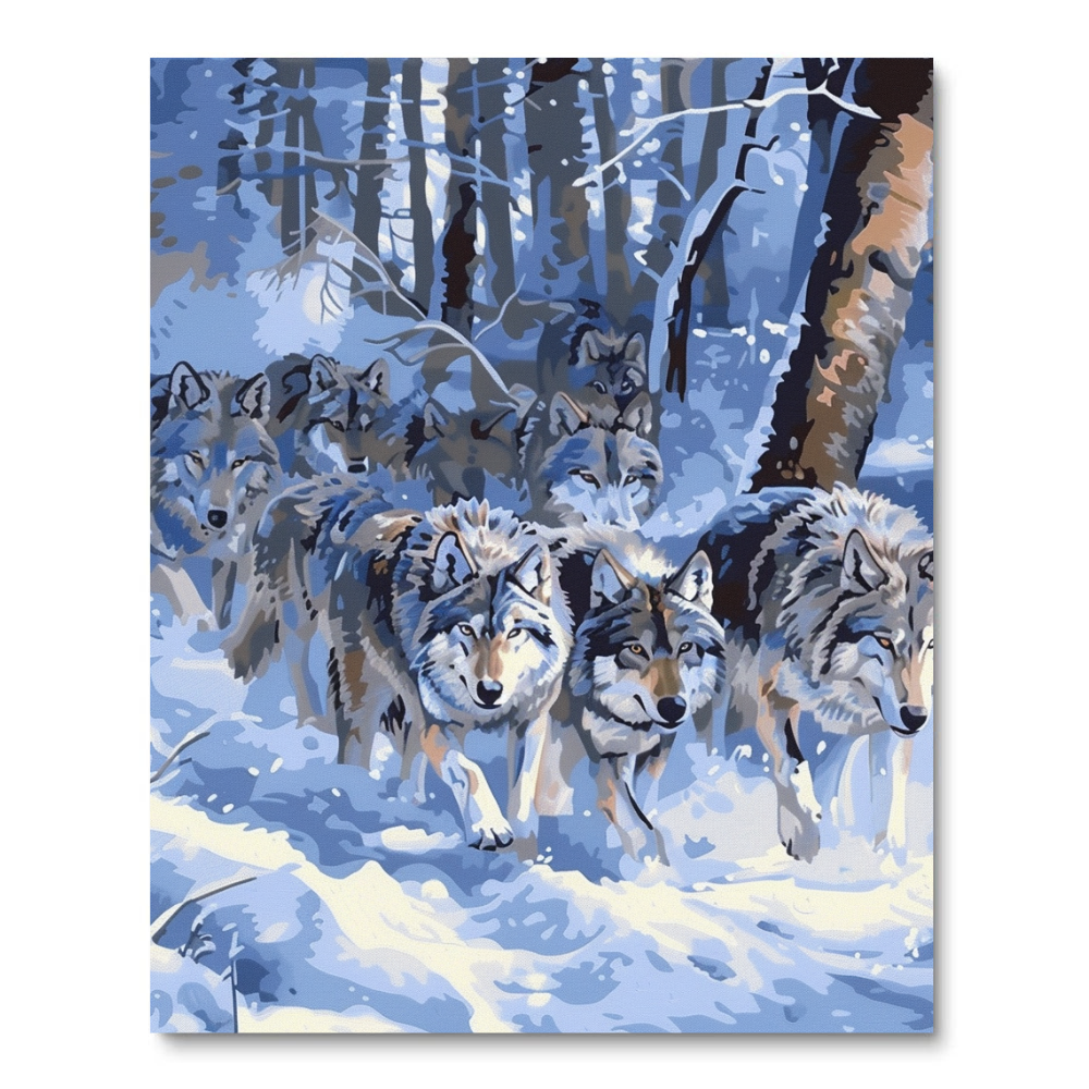 Wolf Pack II (Diamond Painting) Diamond Painting kit