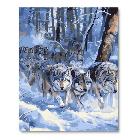 Wolf Pack II (Diamond Painting) Diamond Painting kit