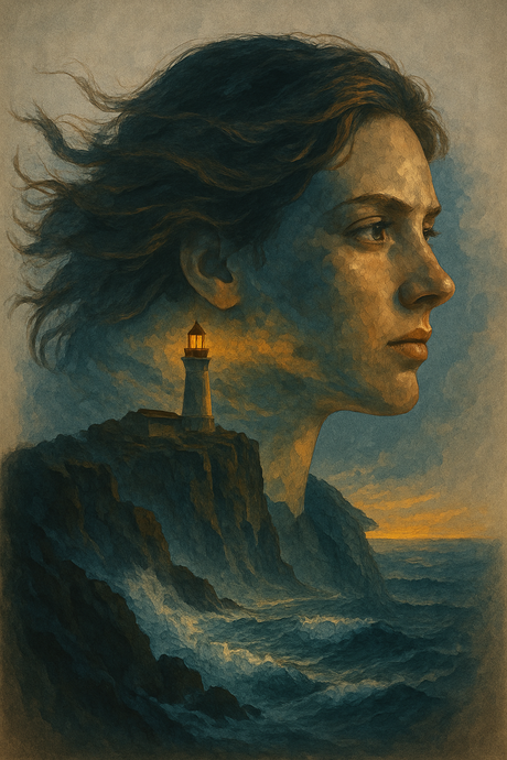 Woman and the Whispering Sea (Diamond Painting) Diamond Painting kit
