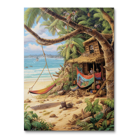 Beachside Rest House (Diamond Painting) Diamond Painting kit