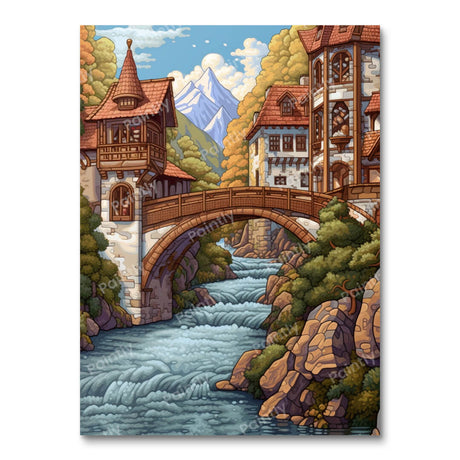Stone and Stream (Diamond Painting) Diamond Painting kit