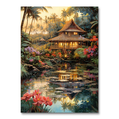 Tropical Resort (Diamond Painting) Diamond Painting kit