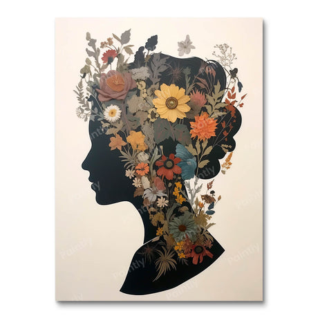 Petalled Profile (Diamond Painting) Diamond Painting kit