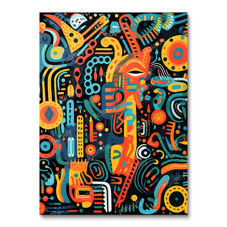 African Pattern Odyssey I (Diamond Painting) Diamond Painting kit
