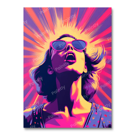 Pop Art Girl in Shades II (Diamond Painting) Diamond Painting kit
