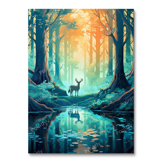 Deer by the River