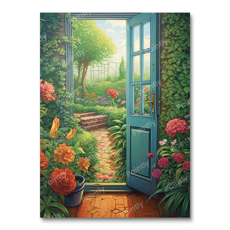 Doorway to Blossom Bliss (Diamond Painting) Diamond Painting kit