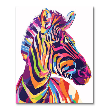 Zebra Zigzag (Diamond Painting) Diamond Painting kit