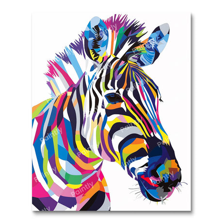 Zebra Zoom (Diamond Painting) Diamond Painting kit