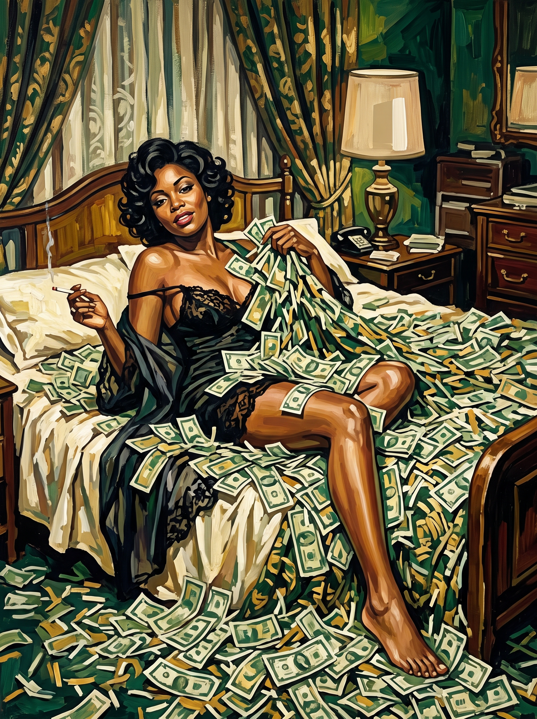 A Bed Of Banknotes