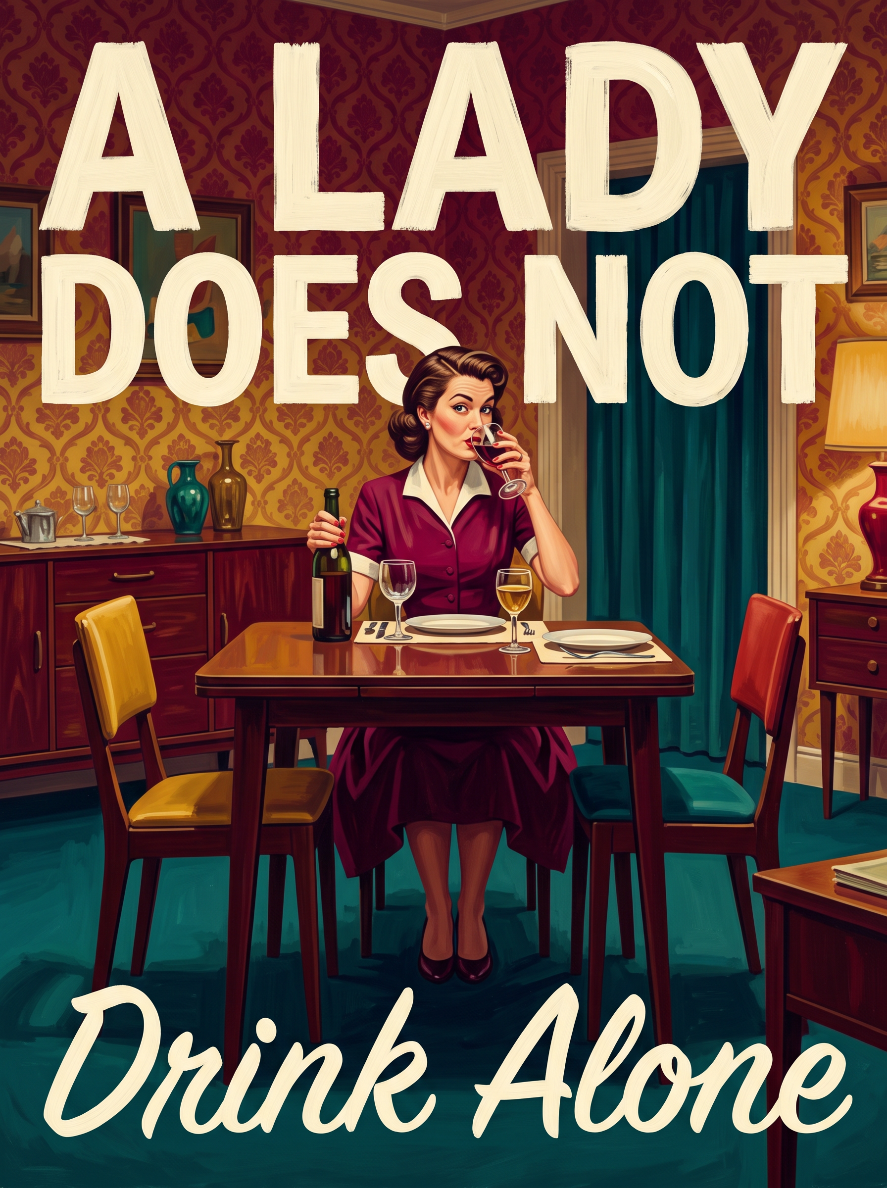 A Lady Does Not Drink Alone