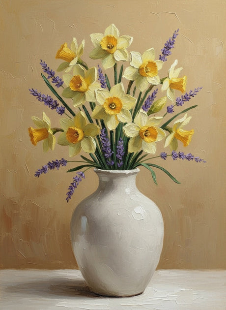 Daffodils in Bloom (Board Canvas) Paint by Numbers kit