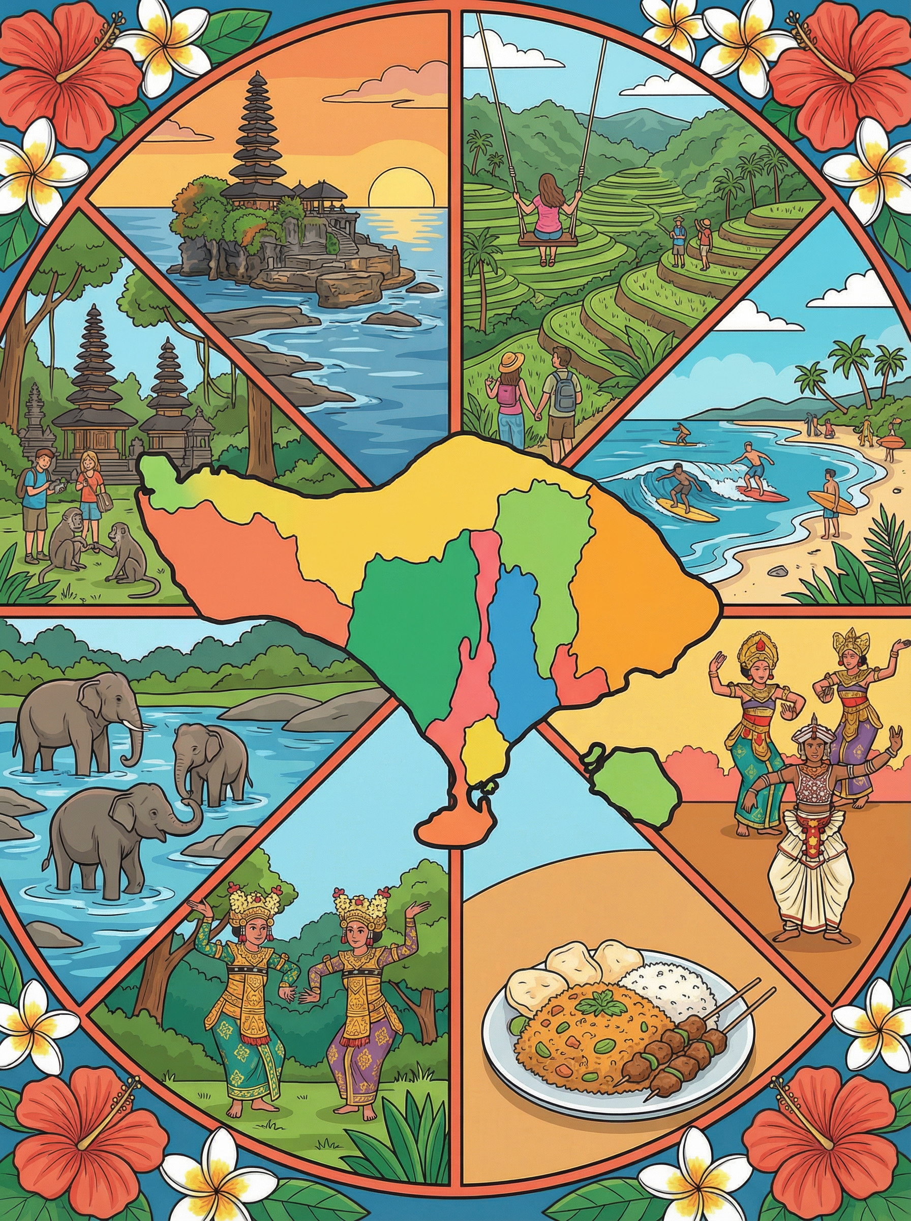 Bali Tropical Harmony (Diamond Painting) Diamond Painting kit
