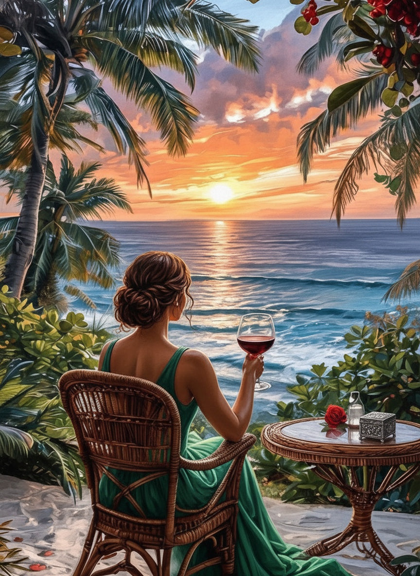 Sunset Reverie (Board Canvas)