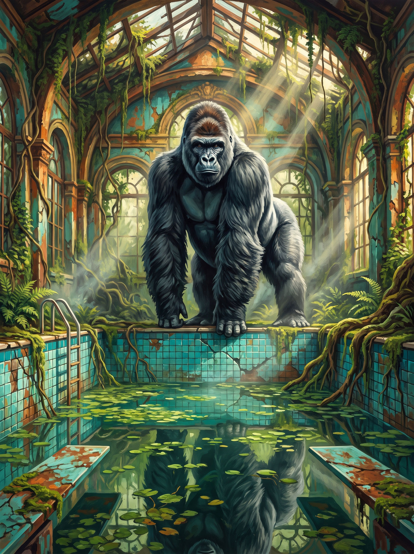 Abandoned Pool Gorilla