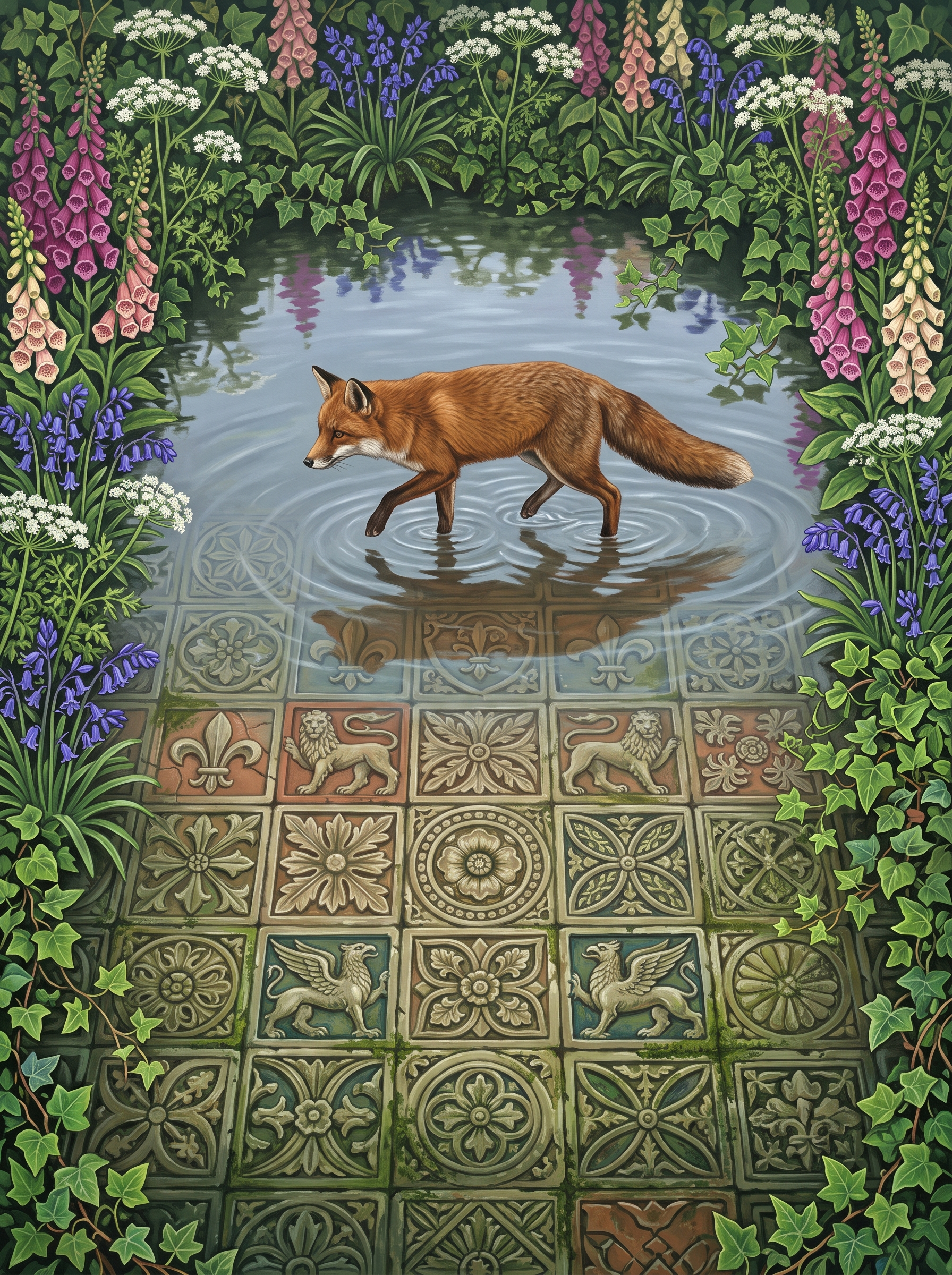 Abbey Cloister Fox