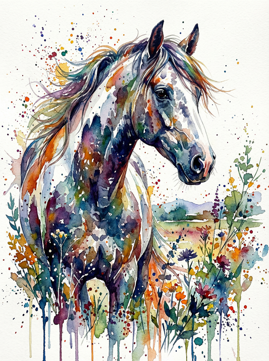 Wildflower Spirit Horse (80 Colors)