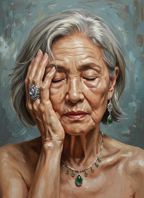 Emerald Serenity (Board Canvas)