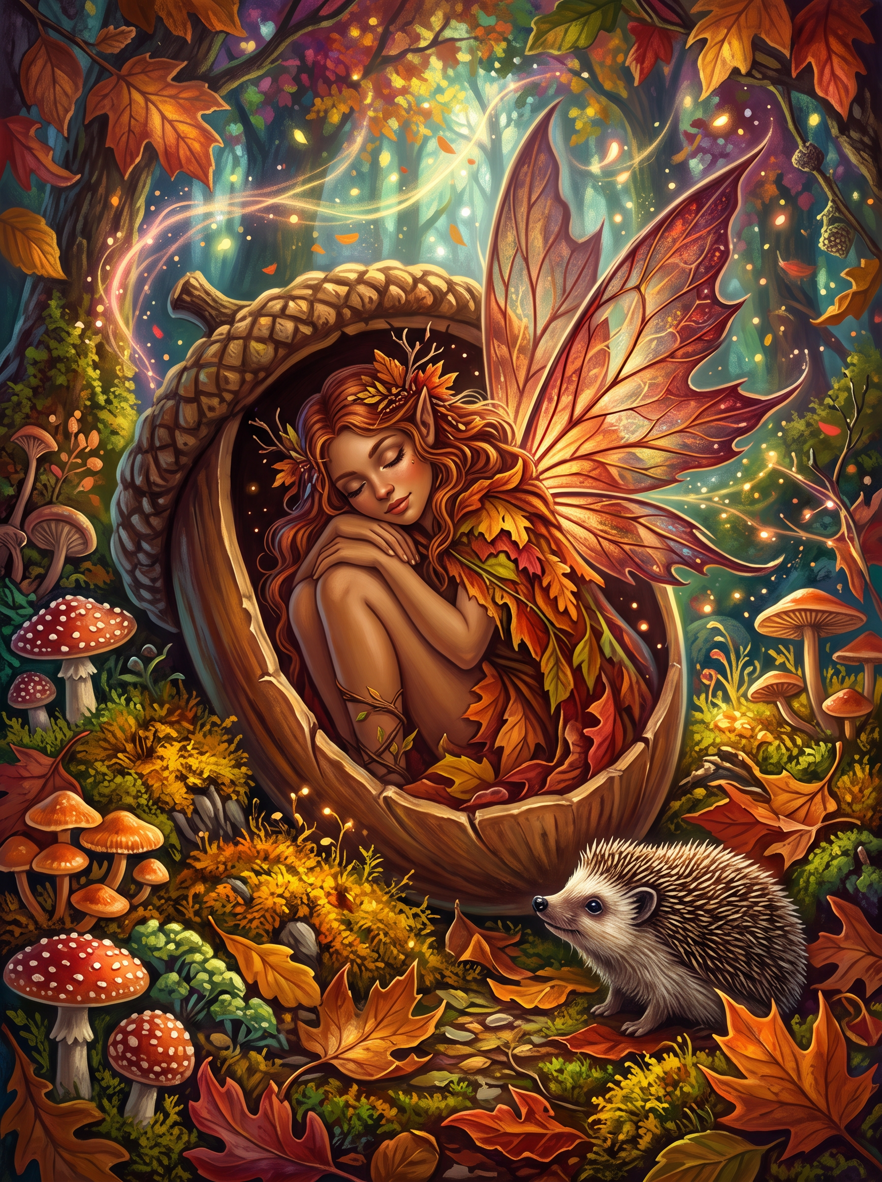 Acorn Autumn Fairy II