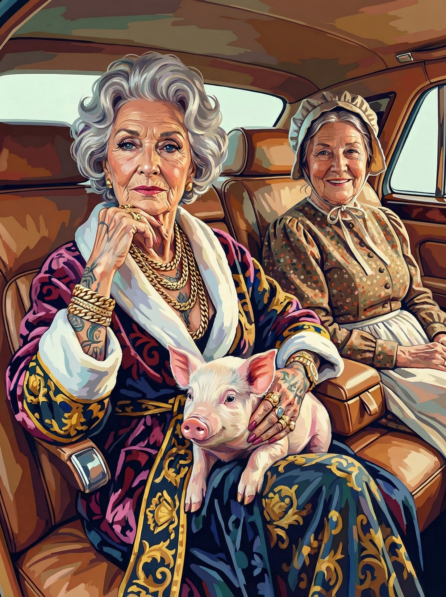 Adventurous Ride Piggy Pal (100 Color Diamond Painting) Diamond Painting kit