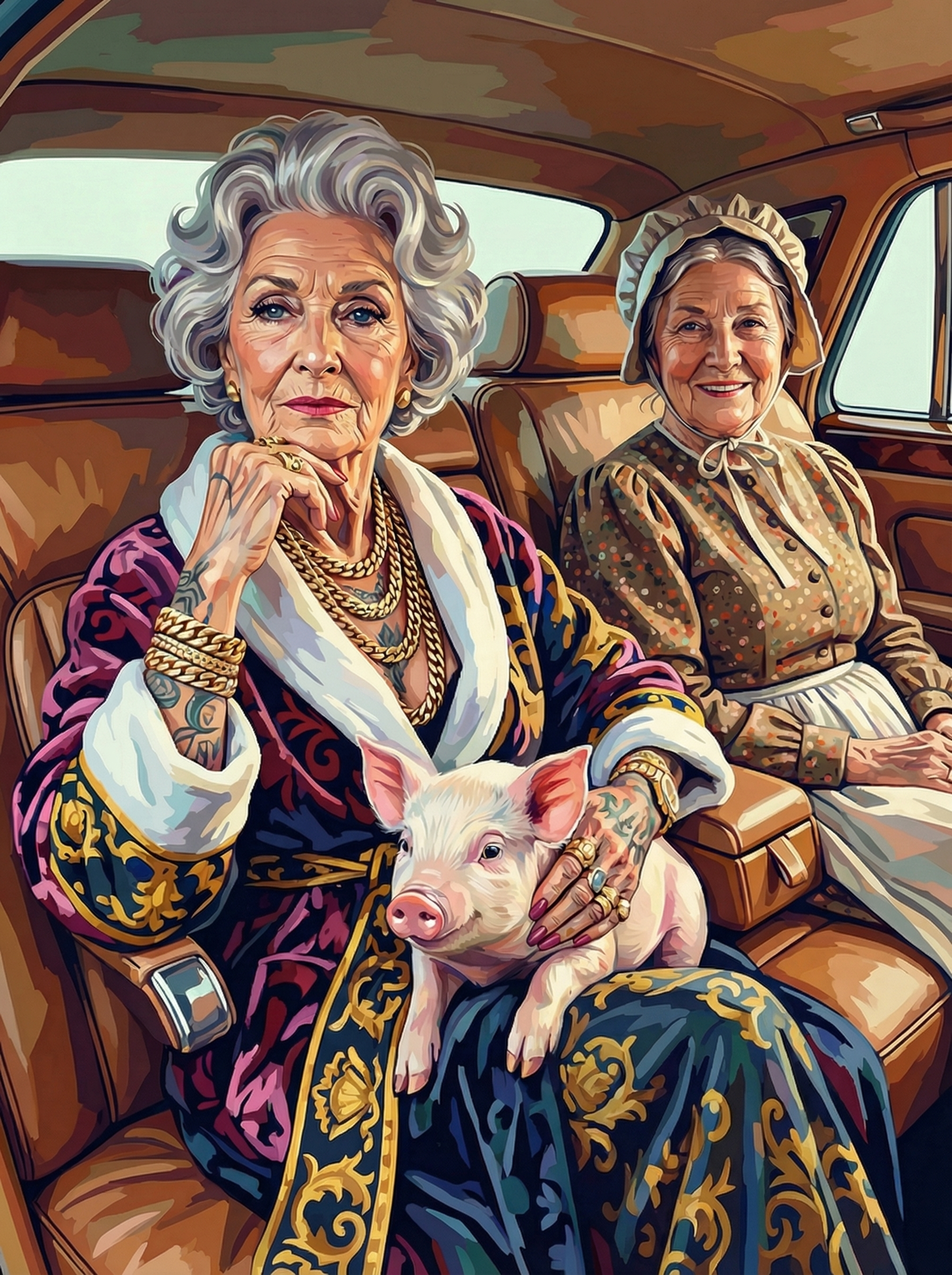 Adventurous Ride Piggy Pal (100 Color Diamond Painting) Diamond Painting kit