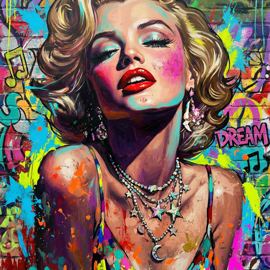 Hollywood Neon Dream (150 Color Diamond Painting)