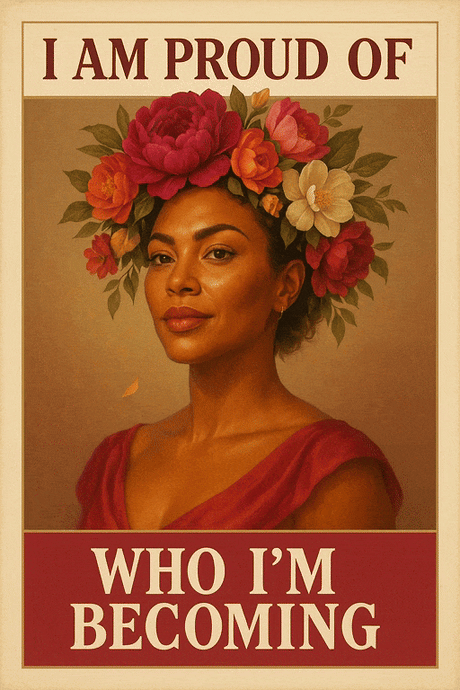 I Am Proud Of Who I'm Becoming (Diamond Painting) Diamond Painting kit