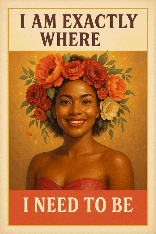 I Am Exactly Where I Need To Be