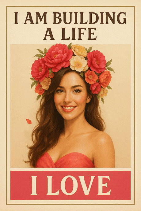 I Am Building a Life I Love (Diamond Painting) Diamond Painting kit