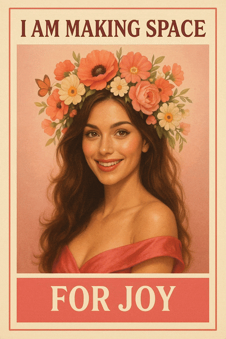 I Am Making Space For Joy (Diamond Painting) Diamond Painting kit