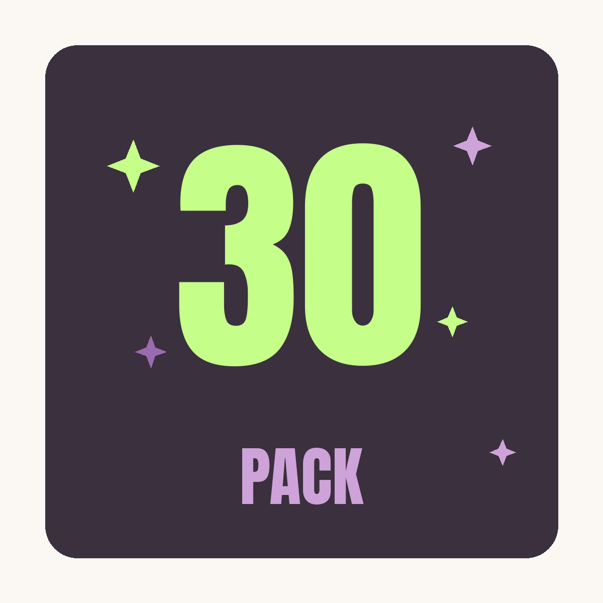 30 Pack, More AI Design Tries