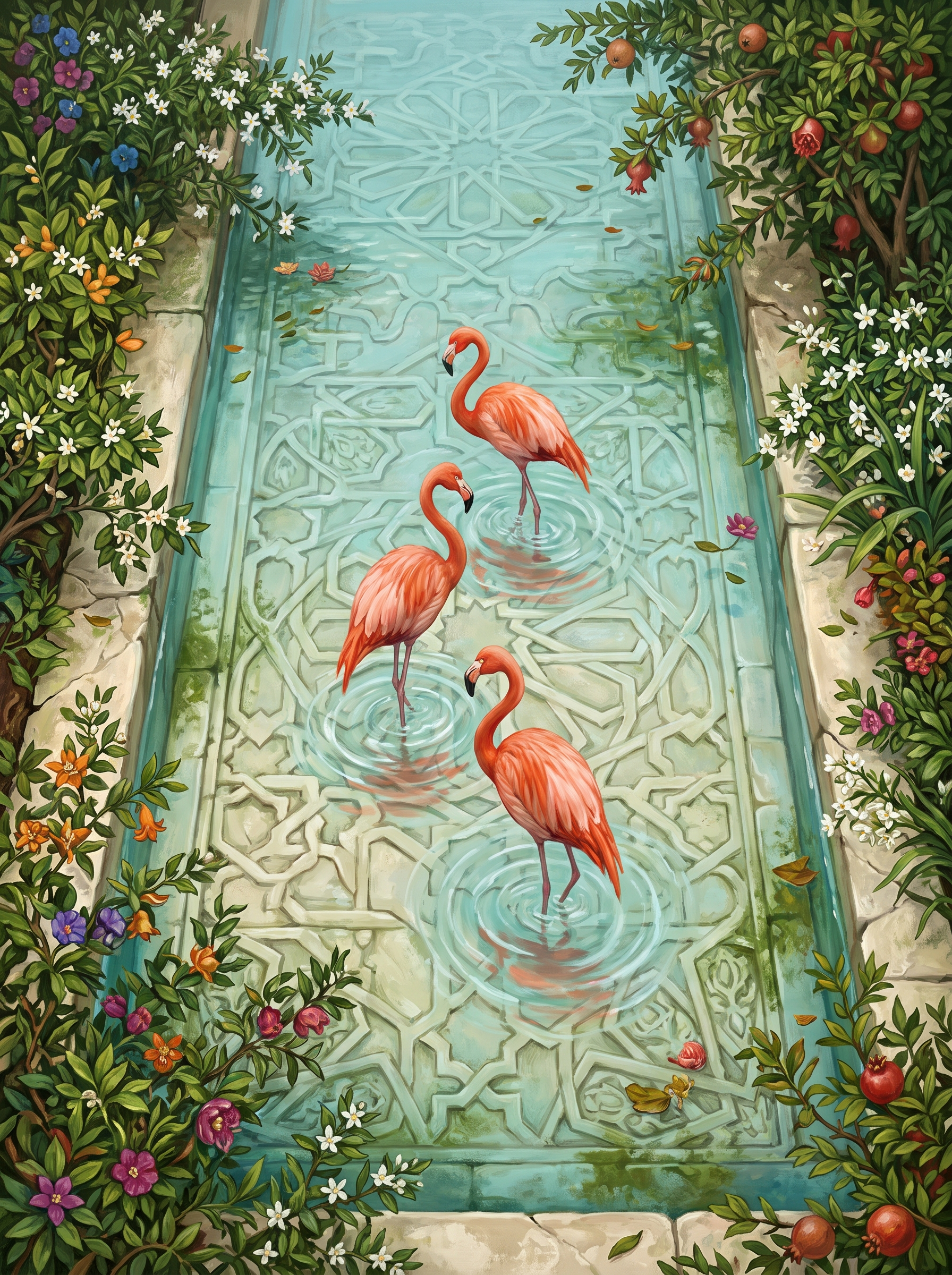 Alhambra Flamingo Court