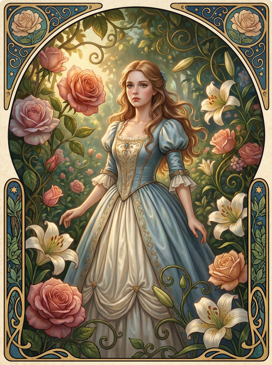 Alice Rose Lily Bower (150 Color Diamond Painting)