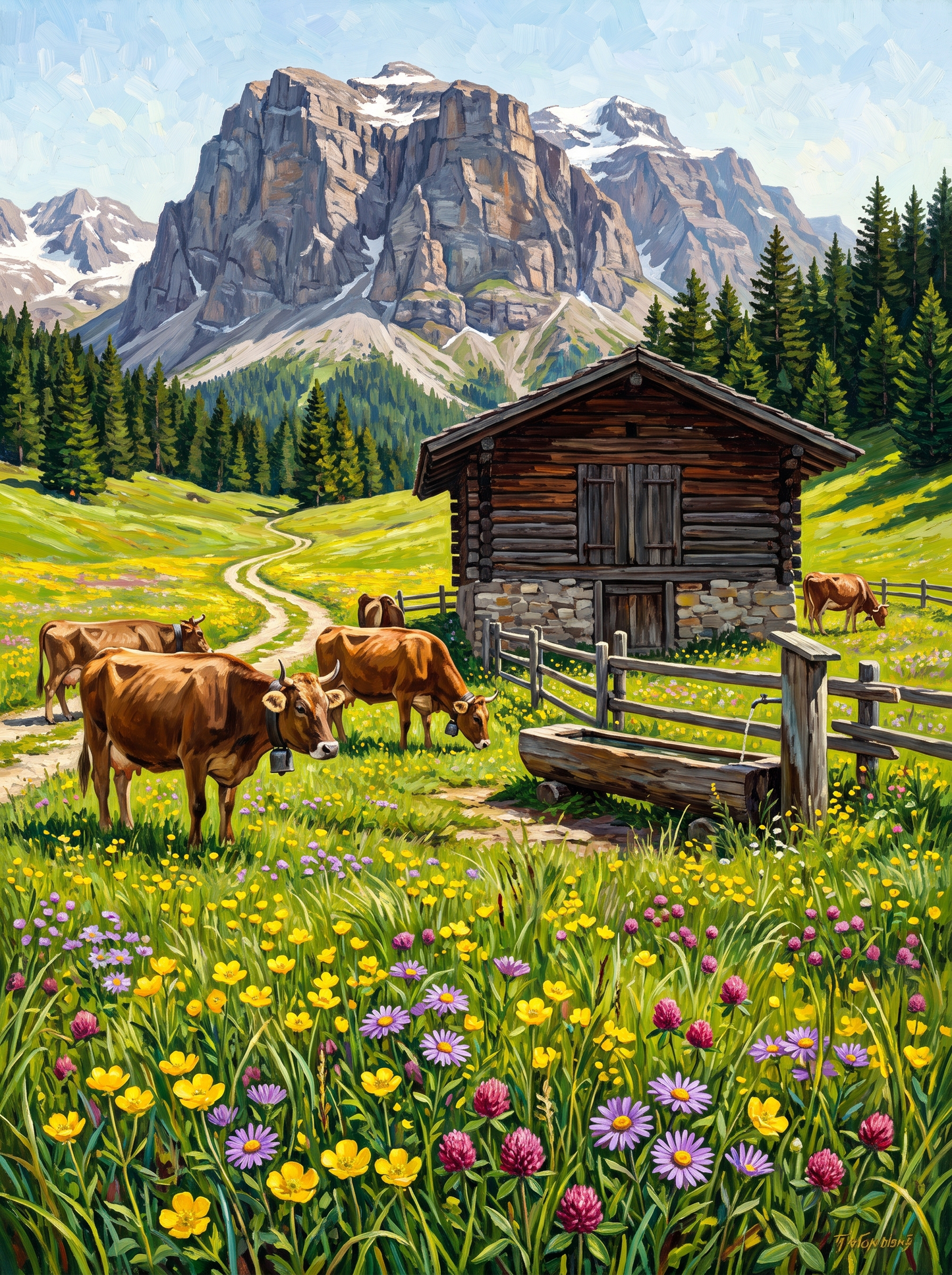 Alpine Meadow in Bloom