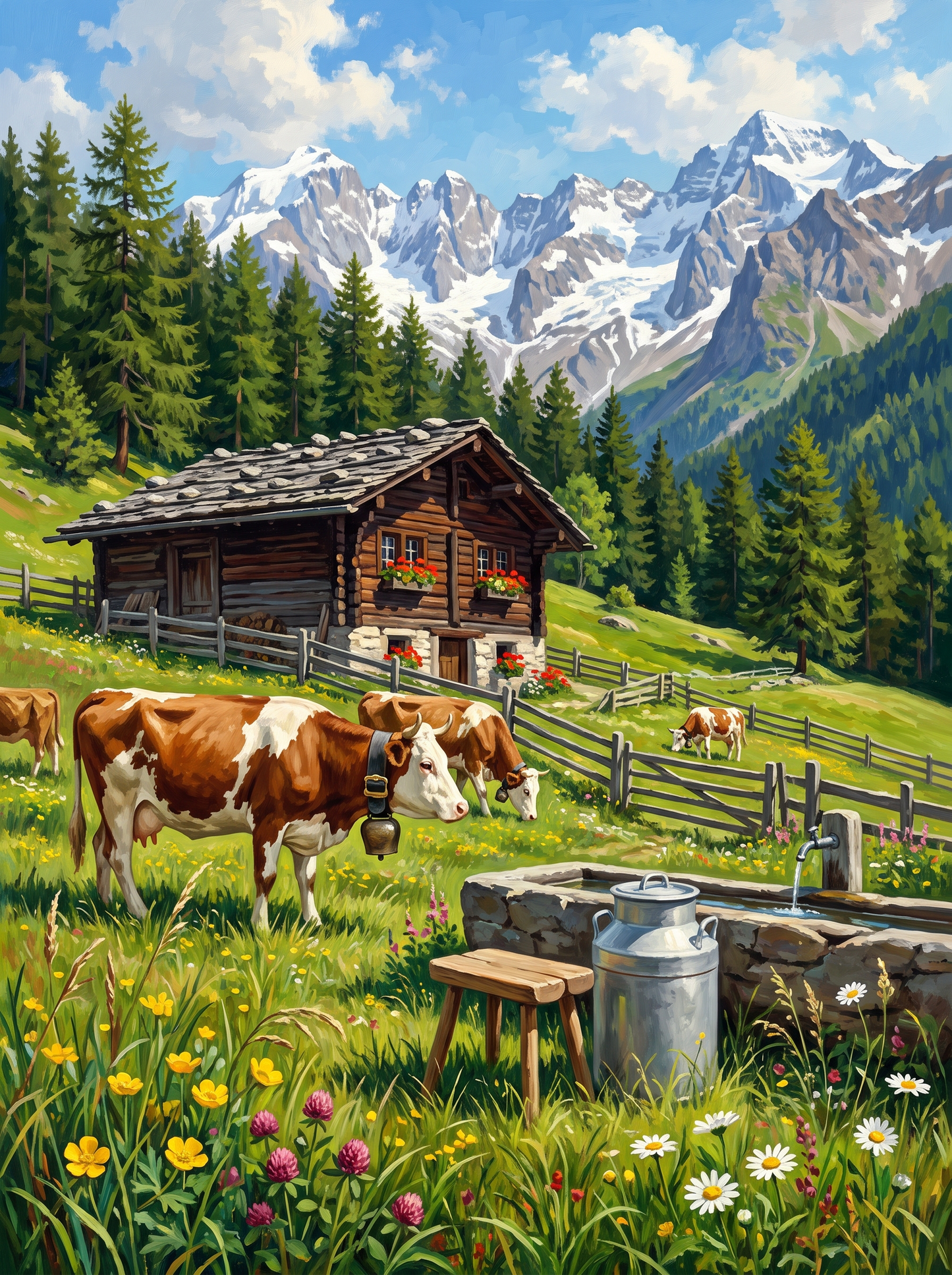 Alpine Pasture Summer