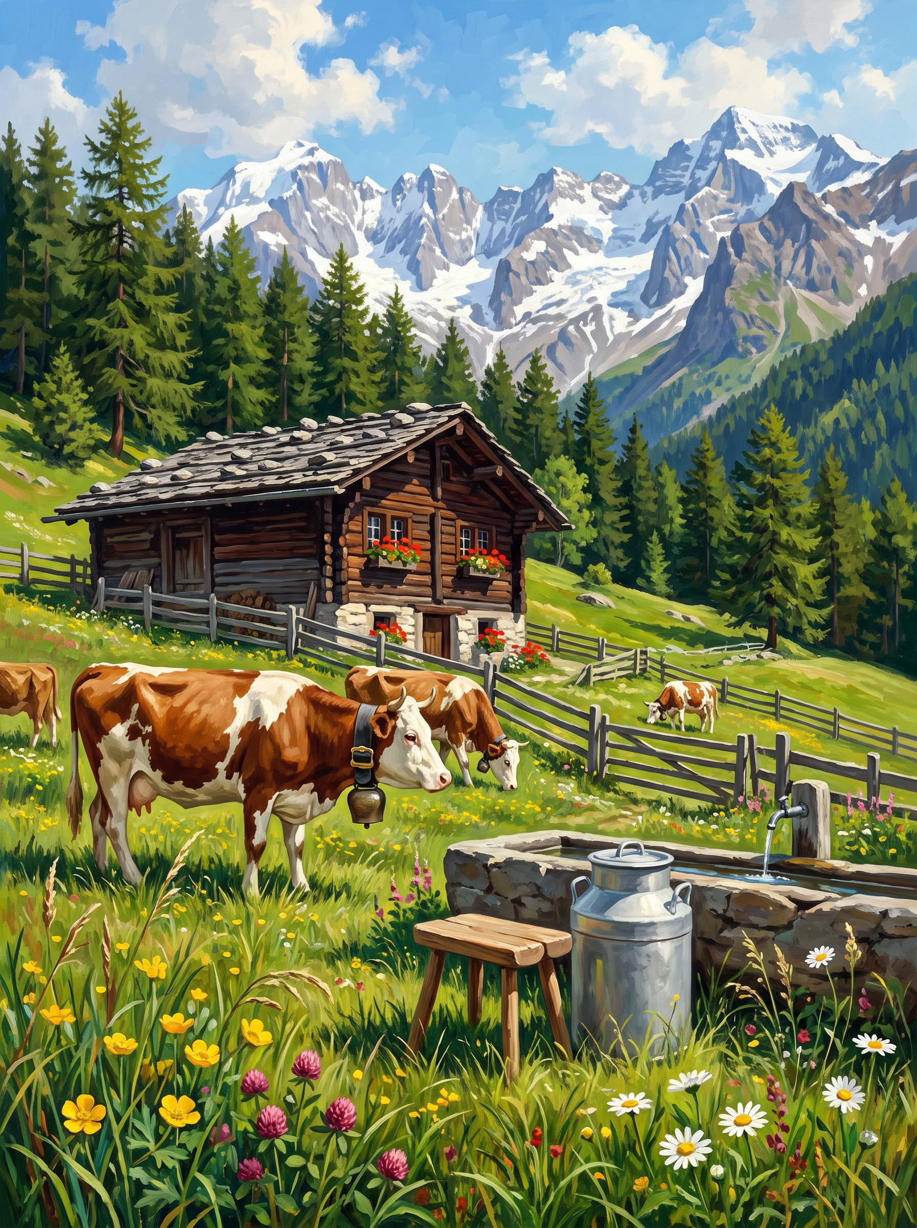 Alpine Pasture Summer