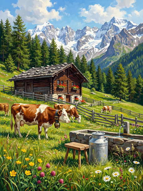 Alpine Pasture Summer