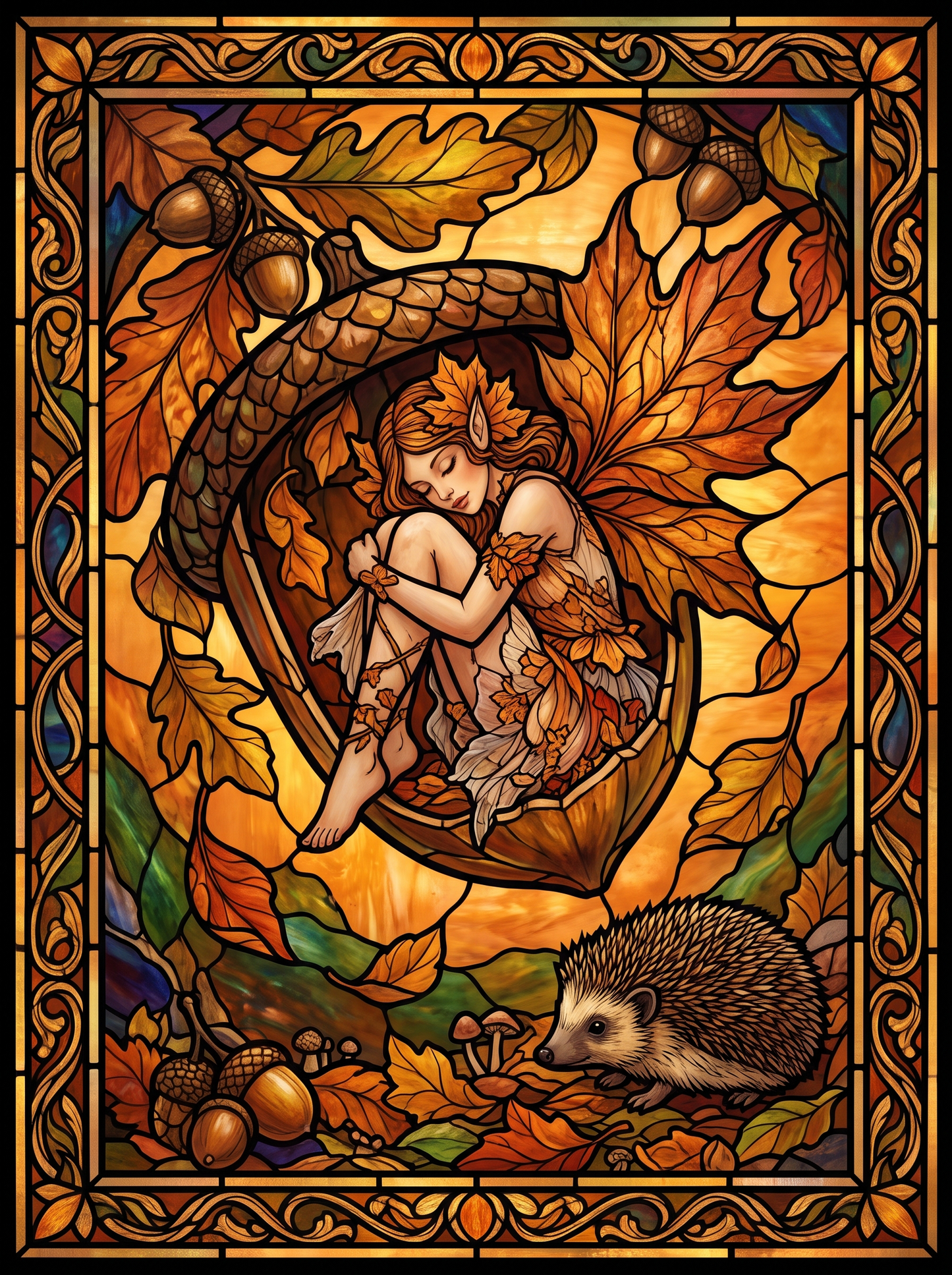 Amber Leaf Fairy